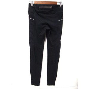 Athleta Womens Leggings S Side Pockets Black Soft Knit High Rise Athletic